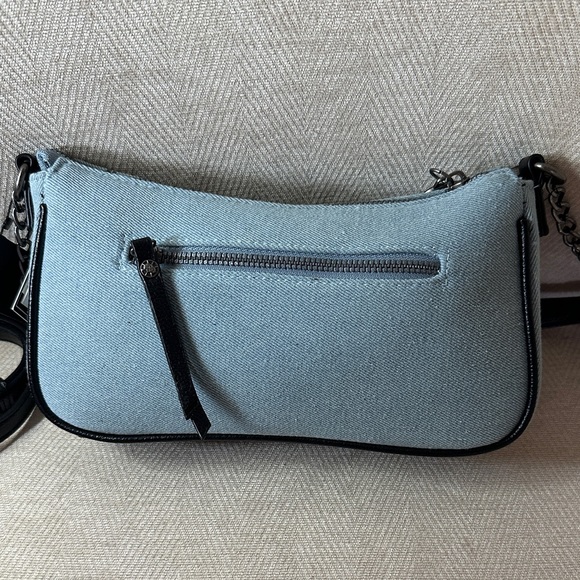 Ed Hardy Gray Shoulder and Crossbody Bag with Embroidery. NWT - Picture 10 of 13